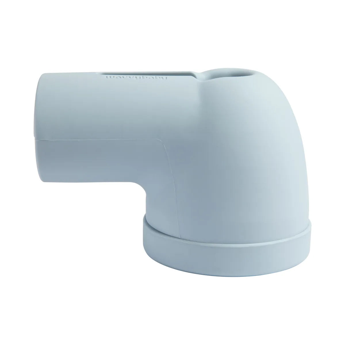 Baby bathtub filter, side profile — WavvyBaby press photo